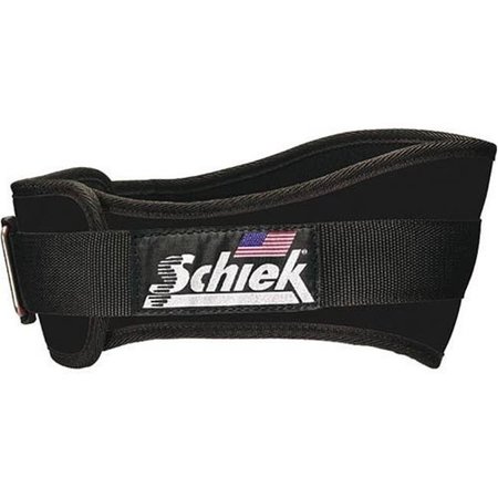 SCHIEKS SPORTS Schiek Sport 2006-M 6 Inch Original Nylon Belt  Black  Medium 2006-M